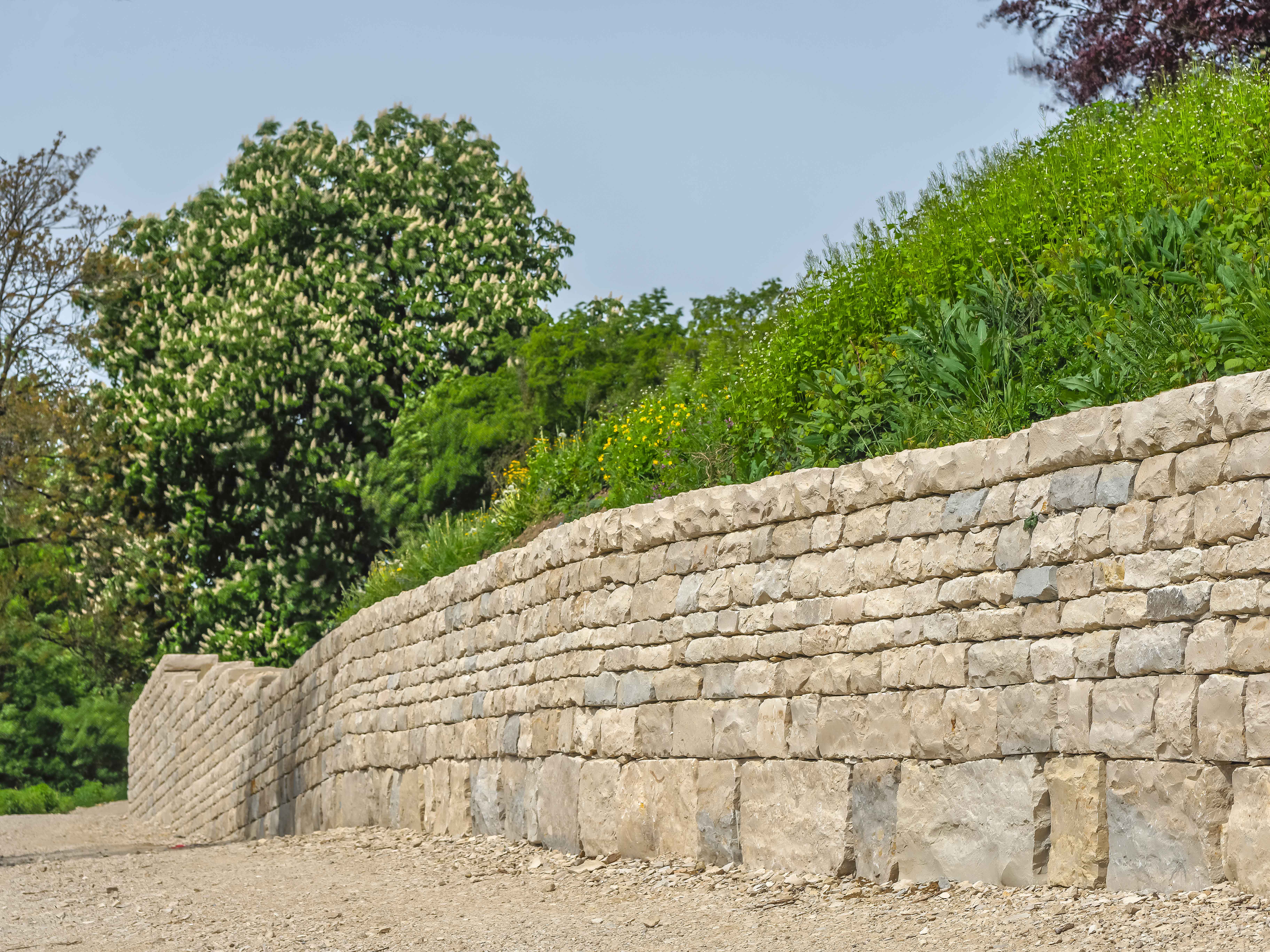 PREMIUM Mauersteine gespalten klein 8-10 cm hoch aus Jura-Kalkstein